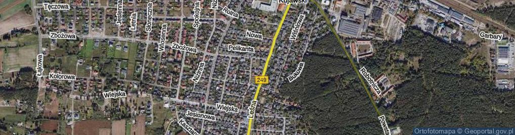 Zdjęcie satelitarne Dojazd ul.